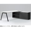 アフィーノ マネジメントデスク 平机 W1800 クレテンザ脚 木製脚 スライド引戸型 右用<配送時組立サービス付> イトーキ
