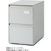 インクルードワゴン A4・2段 ダイヤル錠 ロングタイプ<配送時組立サービス付> イトーキ