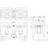 1104300001 可動型バリケードブロック KYブロック 八木熊 81888978