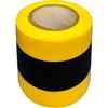 W45 X 10M PVC トラテープ(無反射黄黒直線) ケーマックス 81889301