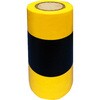 W90 X 10M PVC トラテープ(無反射黄黒直線) ケーマックス 81889310