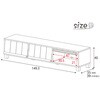 SH-34-048-WH フラップ扉付きテレビボード タカシン家具工業 81903660