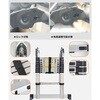 zk184 伸縮性はしご兼脚立 6.2m 万方商事 81903721