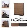 SH-34-008-LBR キャビネット75センチ幅 タカシン家具工業 81922490