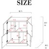SH-34-008-LBR キャビネット75センチ幅 タカシン家具工業 81922490