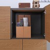 SH-34-008-LBR キャビネット75センチ幅 タカシン家具工業 81922490