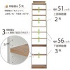 SH-34-037-WH 突っ張り式本棚 幅60センチ タカシン家具工業 81922009