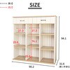 SH-34-033-BR 引出し付き本棚 幅90センチ タカシン家具工業 81922560