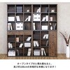 SH-34-033-BR 引出し付き本棚 幅90センチ タカシン家具工業 81922560