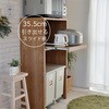 SH-34-053-WH スライド棚付きレンジ台 タカシン家具工業 81922061