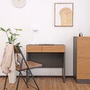 SH-34-011-LBR デスク 75.5センチ幅 タカシン家具工業 81922447