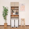 SH-34-004-BK ごみ箱上収納ラック タカシン家具工業 81922675