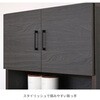 SH-34-004-BK ごみ箱上収納ラック タカシン家具工業 81922675