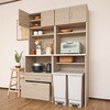 SH-34-004-BK ごみ箱上収納ラック タカシン家具工業 81922675