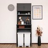 SH-34-004-BK ごみ箱上収納ラック タカシン家具工業 81922675