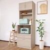 SH-34-005-BK スライド棚付きキッチンラック タカシン家具工業 81922910