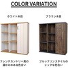 SH-34-034-BR 扉付き本棚 幅90センチ タカシン家具工業 81922237