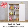 SH-34-034-BR 扉付き本棚 幅90センチ タカシン家具工業 81922237