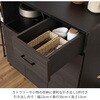 SH-34-003-BK スライド棚付きキッチンカウンター タカシン家具工業 81922648