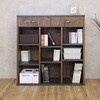 SH-34-033-BR 引出し付き本棚 幅90センチ タカシン家具工業 81922560