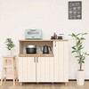SH-34-039-WH スライド棚付きキッチンカウンター タカシン家具工業 81922569