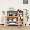 SH-34-039-WH スライド棚付きキッチンカウンター タカシン家具工業 81922569