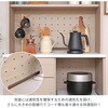 SH-34-002-BK スライド棚付きキッチンラック タカシン家具工業 81922630