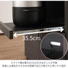 SH-34-002-BK スライド棚付きキッチンラック タカシン家具工業 81922630