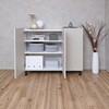 SH-34-017-OWH キャビネット 105センチ幅 タカシン家具工業 81922831