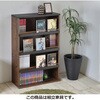 SH-34-051-BR ディスプレイ本棚 幅60センチ タカシン家具工業 81922788