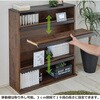 SH-34-052-BR ディスプレイ本棚 幅80センチ タカシン家具工業 81922806