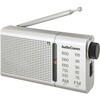 AM/FMハンディラジオ シルバー オーム電機