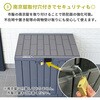 XGB-30G(GY) 屋外用マルチストッカー 物置 収納庫 屋外収納  屋外ゴミ箱 ダストストッカー ガーデン収納 YAMAZEN(山善) 81927880