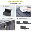 XGB-80G(GY) 屋外用マルチストッカー 物置 収納庫 屋外収納  屋外ゴミ箱 ダストストッカー ガーデン収納 YAMAZEN(山善) 81927889