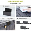 XGB-60G(GY) 屋外用マルチストッカー 物置 収納庫 屋外収納  屋外ゴミ箱 ダストストッカー ガーデン収納 YAMAZEN(山善) 81927907