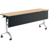 KT-PS1300LMT1N3 フラップ会議テーブル コンフェスト  シンプルタイプ 幕板・棚付き (配送・組立サービス付き) コクヨ 81931617