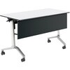 KT-PS1305LMAWN3 フラップ会議テーブル コンフェスト  シンプルタイプ 幕板・棚付き (配送・組立サービス付き) コクヨ 81932369