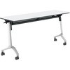 KT-S1302LMAWN3 フラップ会議テーブル コンフェスト  シンプルタイプ 棚付き (配送・組立サービス付き)) コクヨ 81932545