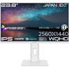 JN-IPS238Q-HSPC6-W 23.8型/2560×1440/HDMI×1、DP×1、USB-C×1/ホワイト/スピーカー有/2年保証 JAPANNEXT 81936675