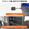 RS-WLSP2 ワイヤレスHDMI分配送受信機(1対2分配、USB-C to HDMI) ラトックシステム 81936770