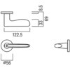 MUL2101-15-023 Lamoe レバー 専用座金付(DT33～40) UNION(ユニオン) 81938581