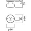 MUL2102-15-023 Lamoe ノブ 専用座金付(DT33～40) UNION(ユニオン) 81938809