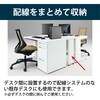 DCK-1040E-W9 ケーブルキーパー D400タイプ<配送時組立サービス付> イトーキ 81956326