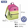 MLN624605SNY サンセット 2ジップ スクールバックパック 22L MILAN 81959206