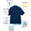 SZ423-N 半袖ジャンパー 食品工場 白衣 衛生 サーヴォ(旧:サンペックスイスト) 82058281