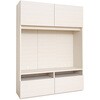 SH-34-022-WH 55型テレビ対応 壁面収納テレビ台 タカシン家具工業 81991686