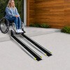 車椅子スロープ 伸縮式 全長122.5cm Ruedamann