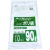 580035 強くて使いやすい!透明ポリ袋 90L ニューフレックス 82014479