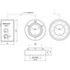 LED-R2765 二色温度LEDリング照明装置 アームスシステム 82032390