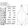FM-2000HD 冨士製 メタルハライド船上灯 ポリスター 冨士電球工業 82036337
